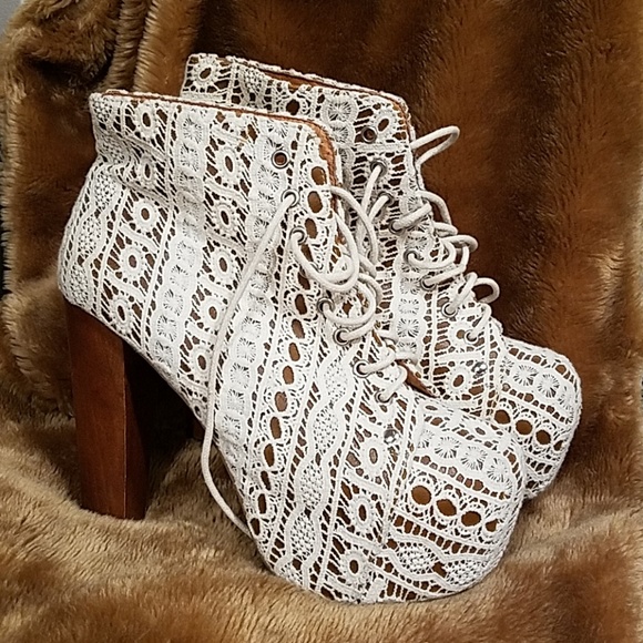 Jeffrey Campbell Shoes - Jeffrey Campbell | Crochet Lita Lace Boot 8M